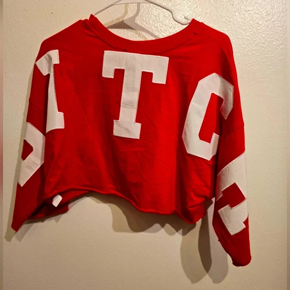 NWT Fashion Nova Red Crop Top - Picture 2 of 4